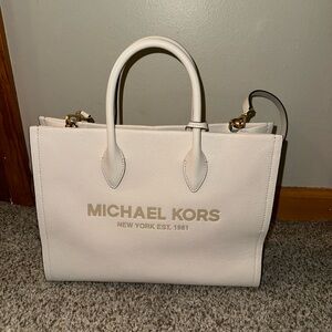 Michael Kors Mirella Medium Leather Tote Bag